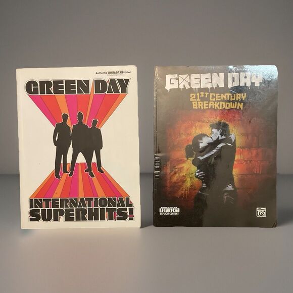 Green Day 21st Century Breakdown & International Music Guitar Tab Note Songbook - Picture 1 of 5
